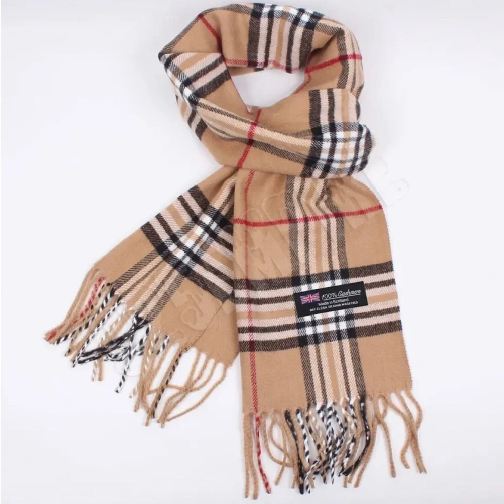 Flash sale Cashmere Scarf Scotland New - Picture 3 of 3